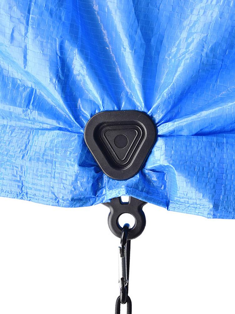 Cheap Goat Tents Outdoor Camping Tent Clip ABS Material Heavy Duty Wind Point Pull Clamp Part Color Rope Clip Hook 2 Awning Windproof Tent U3Y3   